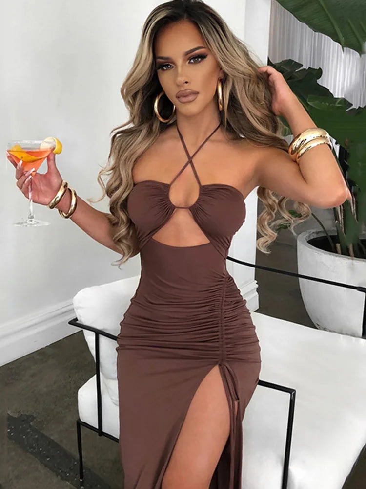 GlamFit Midi Dress