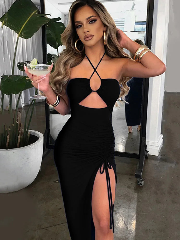 GlamFit Midi Dress